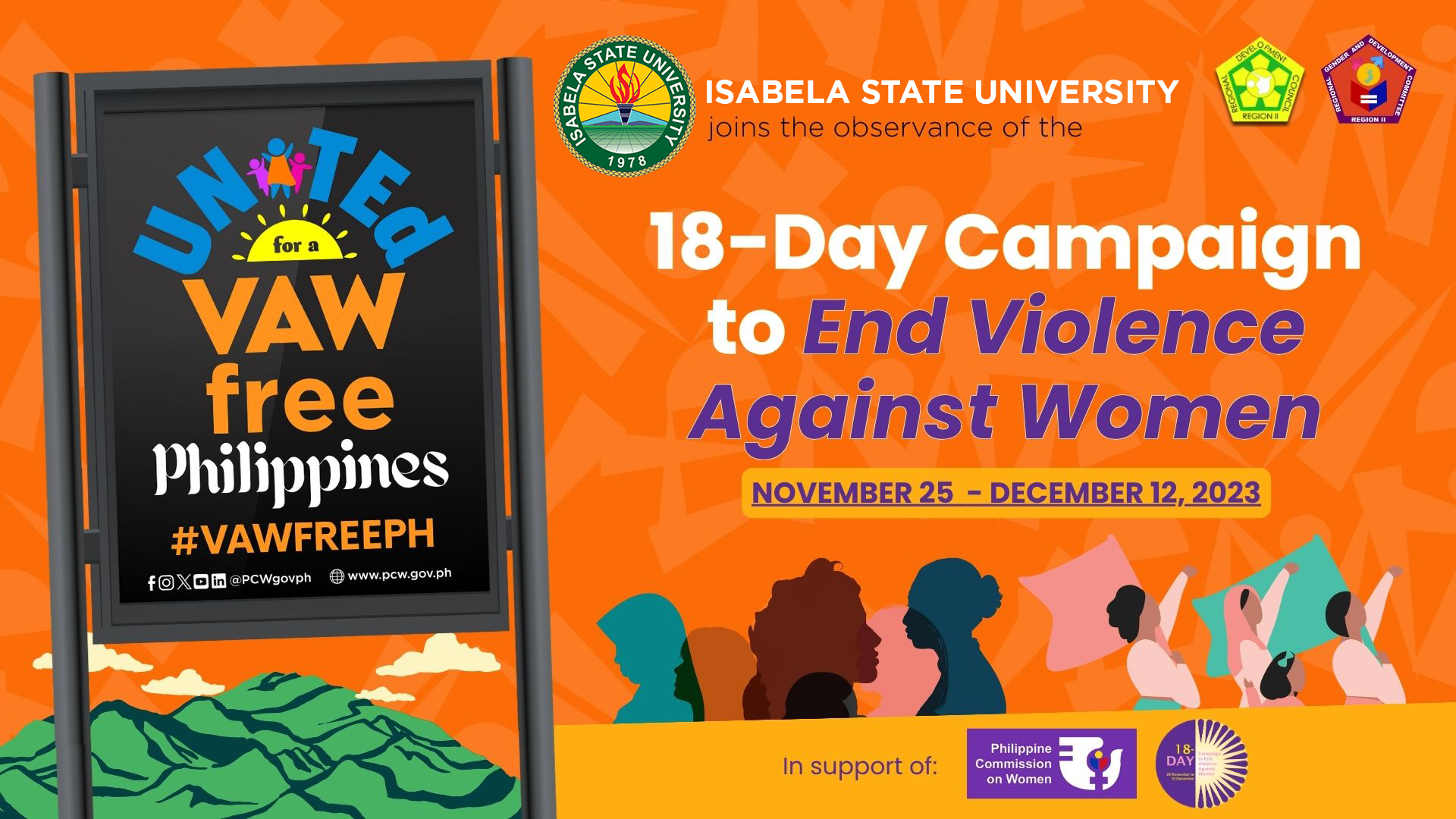 18-Day Campaign to end Violence Against Women and Children